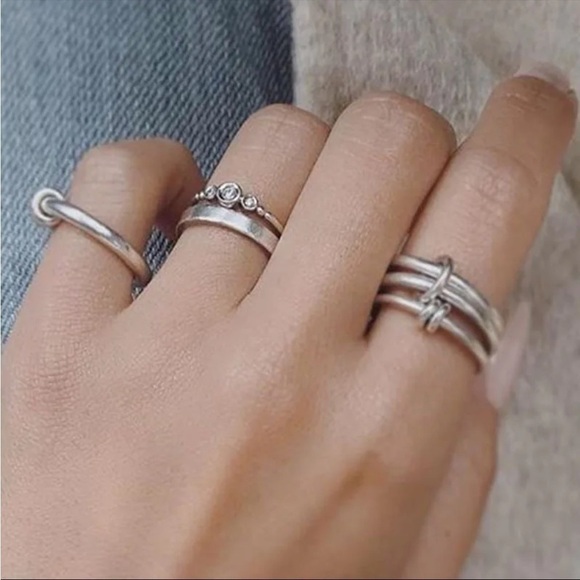 - New Gold or Silver Anti Anxiety Fidget Spinner Ring - Picture 1 of 10